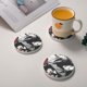 thumbnail image 2 of Posavasos de tierra de diatomeas absorbente de Tokyo Ghoul, el aislamiento antideslizante de tierra de diatomeas sin olor protege la superficie de la mesa contra daños Talla única, 2 of 7