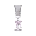 thumbnail image 2 of Bridal Shower Toast SomWiBe Wedding Champagne Flute, French Crystal Bow Wine Glass for Engagement Parties and Photos, 2 of 4