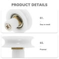 thumbnail image 3 of Luxshiny 4Pcs Shower Door Rollers Replacement Kit with Waterproof Seal and Modern Minimalist Design, 3 of 8