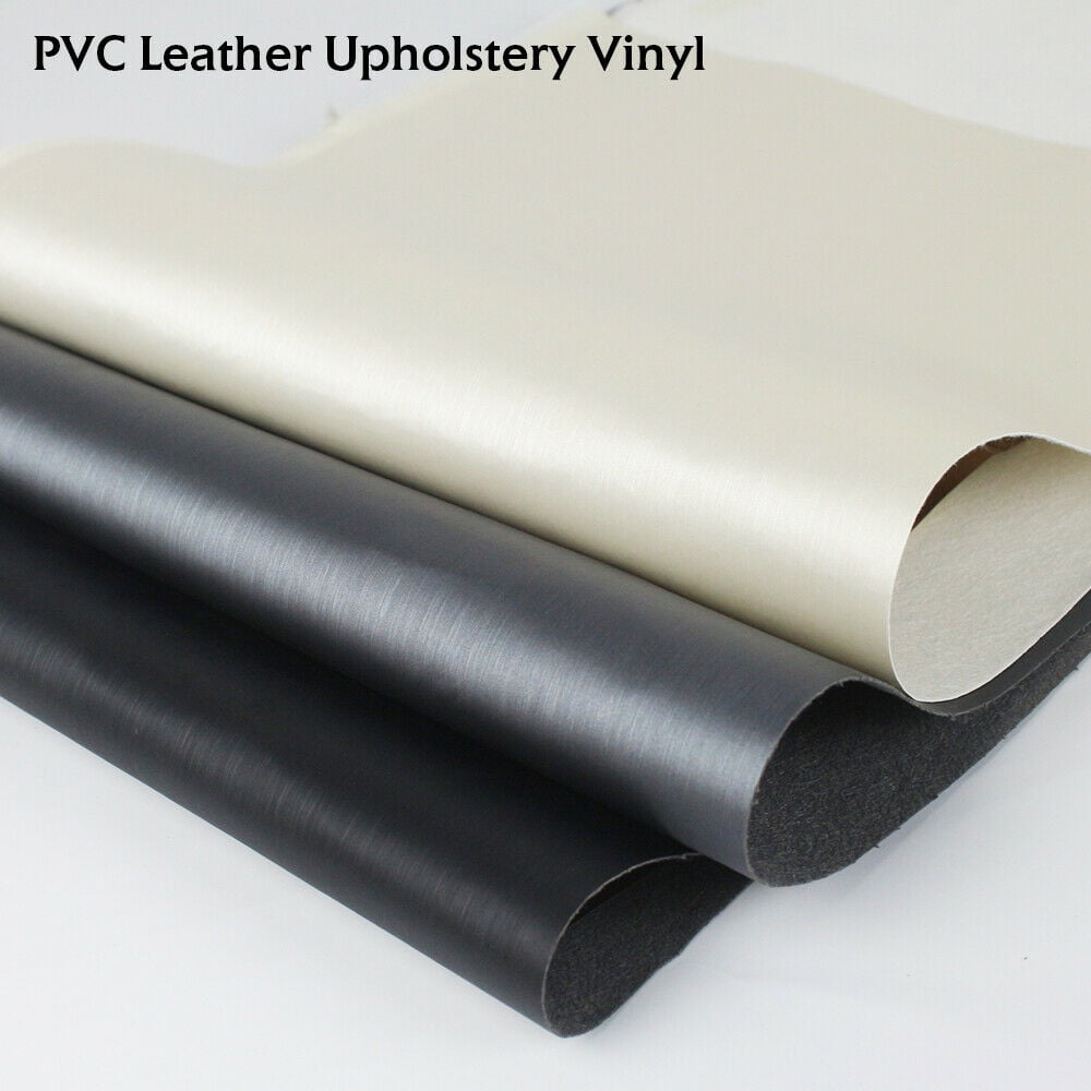 Marine Vinyl Fabric, Upholstery Faux Leather, Outdoor Boat Automotive, DIY  and Crafting Pleather - Individual 1 Yard Cut 36x54 (Grey)