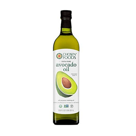 Chosen Foods 100% Pure Avocado Oil 25.3 oz., Non-GMO, for High-Heat Cooking, Frying, Baking, Homemade Sauces, Dressings and
