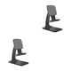 thumbnail image 2 of Seitruly Soporte para teléfono de escritorio para Tablet Soporte plegable ajustable para teléfono Soporte de escritorio Soporte móvil Negro 2piezas, 2 of 6