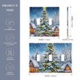 thumbnail image 3 of Dailycode Light Switch Plate Covers 2 Gang Wall Plate Plastics Outlet Covers for Kitchen Home Office Decor Christmas Tree House Snow, 3 of 8