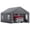 Gray, variant on Gaderth 12 x 20FT Heavy Duty Carport Canopy with Roll-Up Windows, Portable Garage with Removable Sidewalls & Doors, Portable Car Tent Garage with All-Season Tarp for Cars, Trucks, Boats