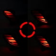 thumbnail image 3 of ALLTIMES LED Tail Light Brake Lamp for Toyota for Highlander 2020, DC12V Waterproof Shockproof, Rear Bumper Reflector Brake Light/Turn Signal/Rear Fog Lights, 3 of 9