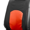thumbnail image 3 of FH Group Universal Fit Perforated Leather Car Seat Covers Orange - Front Set, 3 of 5