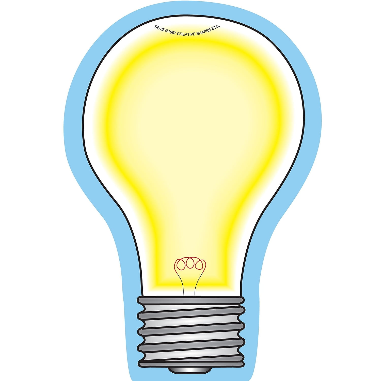Creative Shapes 5'' x 7'' Large Notepad Light Bulb SE-85