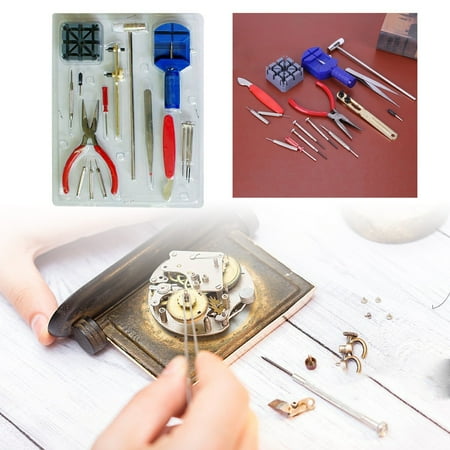 

Xinduolei Watch Tool Kit 16 Piece Set for Battery Replacement and DIY Watch Nine Lives Wet Phone Fix T88vi Junior Engineer Dcd797 Pry A Things to Keep in Your Car Three Point Screwdriver for Computer