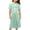 Mint Green, variant on Girl's 2 Piece JK School Uniform Outfits Breasted Blazer Jacket and Skirt Set Tea Party Suits 2-9Y