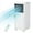 White, variant on Rugerasy Portable Air Conditioner 8000 BTU Cools up to 350 sq.ft, 3-in-1 AC Unit with Fan & Dehumidifier, Remote Control for Bedroom, Office, Dorm, Window Installation Kit Included