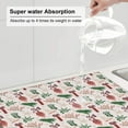 thumbnail image 5 of XMXT Microfiber Drying Mats, Cartoon Christmas Bells Design Absorbent Dish Drying Mat for Kitchen Counter, 16 x 18 inches, 5 of 9