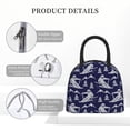 thumbnail image 4 of Salouo Abstract Skiing for Insulated Lunch Bag for Women/Men - Leakproof Cooler Tote Bag Organizer - Reusable Lunch Box for Office Picnic Hiking Beach-One Size, 4 of 6