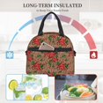 thumbnail image 4 of Balery Rose Mix Leopard 1 Bolsa de Almuerzo Impresa, Caja de Almuerzo Reutilizable, Bolsa Térmica Aislada para Almuerzo, Bolsa Antiderrames, 4 of 7