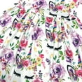 thumbnail image 2 of Little Girl Dress Kids Unicorn Floral Birthday Summer Flower Girl Dress Off White 2T XS (501294), 2 of 2