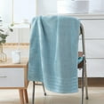 thumbnail image 5 of 50% off Clearance! Oversized Bath Towel, InsCrazy 100% Cotton Towel, Thick and Soft, Quick Dry, Highly Absorbent, Household Gift Towel for Bathroom, Large Beach Towel 39" x 20", 5 of 8