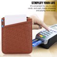 thumbnail image 6 of ELEHOLD Case for Samsung Galaxy Z Flip 6, Shockproof Faux Leather Wallet Phone Case with Shoulder Strap,Brown, 6 of 8