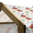 thumbnail image 5 of Watercolor Pet House, Doodle Drawing Style Natural Scene with Butterflies and Flowers Swirl Stripes, Outdoor & Indoor Portable Dog Kennel with Pillow and Cover, 5 Sizes, Multicolor, by Ambesonne, 5 of 5
