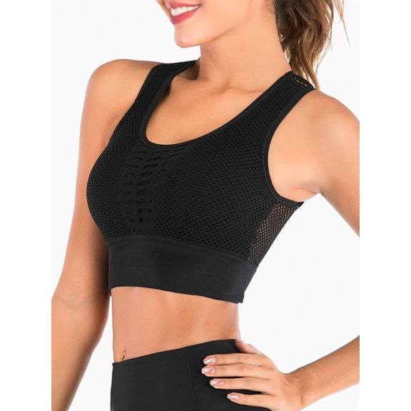 DODOING Women's Seamless Padded Yoga Sports Bra Activewear Bra Sleep Workout Lingerie Yoga Sports Bra