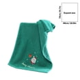 thumbnail image 4 of LACKUST Face Towes,Christmas Towel Gift - Cotton Face Towel with Red Santa Claus Design - Perfect for Adults,Green, 4 of 6