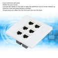 thumbnail image 3 of Jack Wall Plate, Detachable Avoid Clutter Easy To Install Cat 6 Ethernet Wall Jack  For Home, 3 of 8