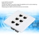 thumbnail image 3 of Placa De Pared Jack, Práctico Conector De Pared Ethernet Cat 6 Desmontable De 6 Puertos Hembra A Hembra Para El Hogar, 3 of 7
