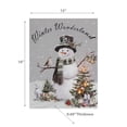 thumbnail image 2 of Led Canvas Wall Art Snowman, 2 of 4