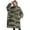 Green Camo Tiger, variant on Oversized Wearable Blanket Hoodie,Green Camo Tiger Stripe Pattern Sherpa Blanket Hoodie with Super Pockets,Super Warm Fuzzy Pullover for Women & Men