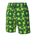 thumbnail image 4 of Balery Tennis Balls Traje de Baño Estilo Hawaiano para Hombre, Shorts de Secado Rápido con Bolsillos-3X-Large, 4 of 6