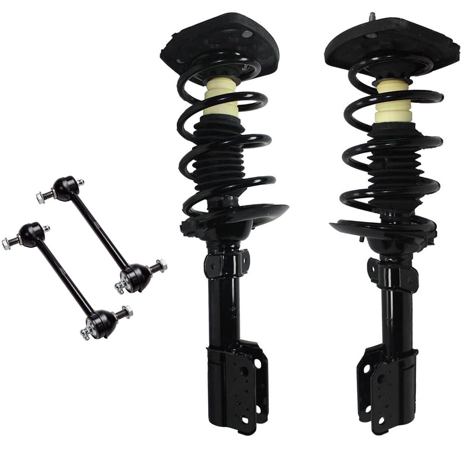 Rear Shock Absorber Assembly w/Sway Bars for 2007 2008 2009 Hyundai Santa Fe Detroit Axle 8PC Front Struts & Coil Spring Assembly 