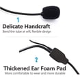 thumbnail image 4 of 2Pcs Microphone Headset Mic, Flexible Wired Boom for Voice Amplifier, 3.5mm Connector Jack Headset Microphone for Singing, Speaking, Teachers, 4 of 6