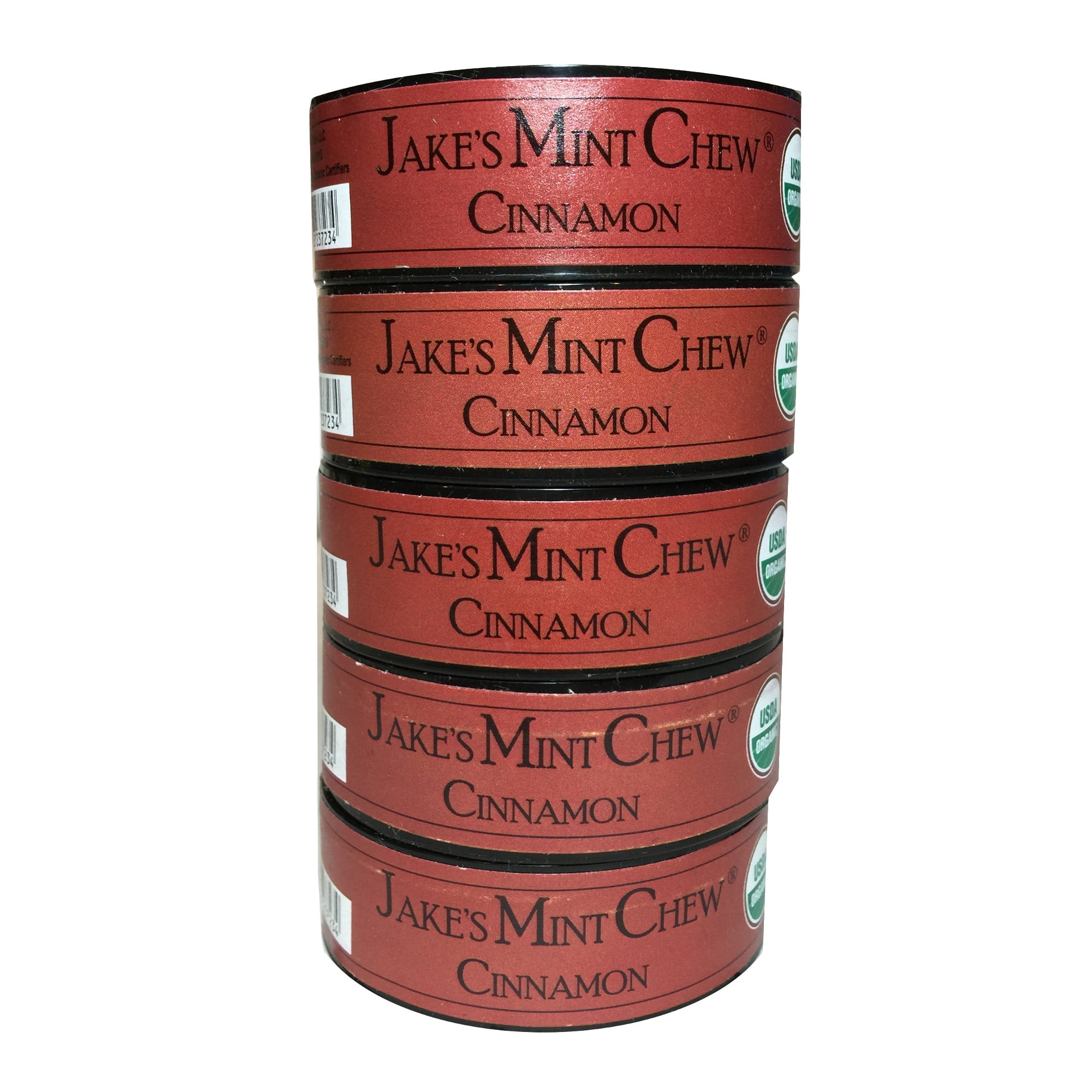 Jake's Mint Chew - Cinnamon - 5ct Tobacco & Nicotine Free!