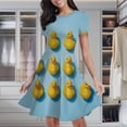 thumbnail image 2 of Rubber Duck Women's Classic Swing Skater Dress Casual Work Party Cocktail Dresses, 2 of 6