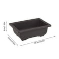 rectangular imitation purple sand flower pot home garden small potted pots decorative give as a