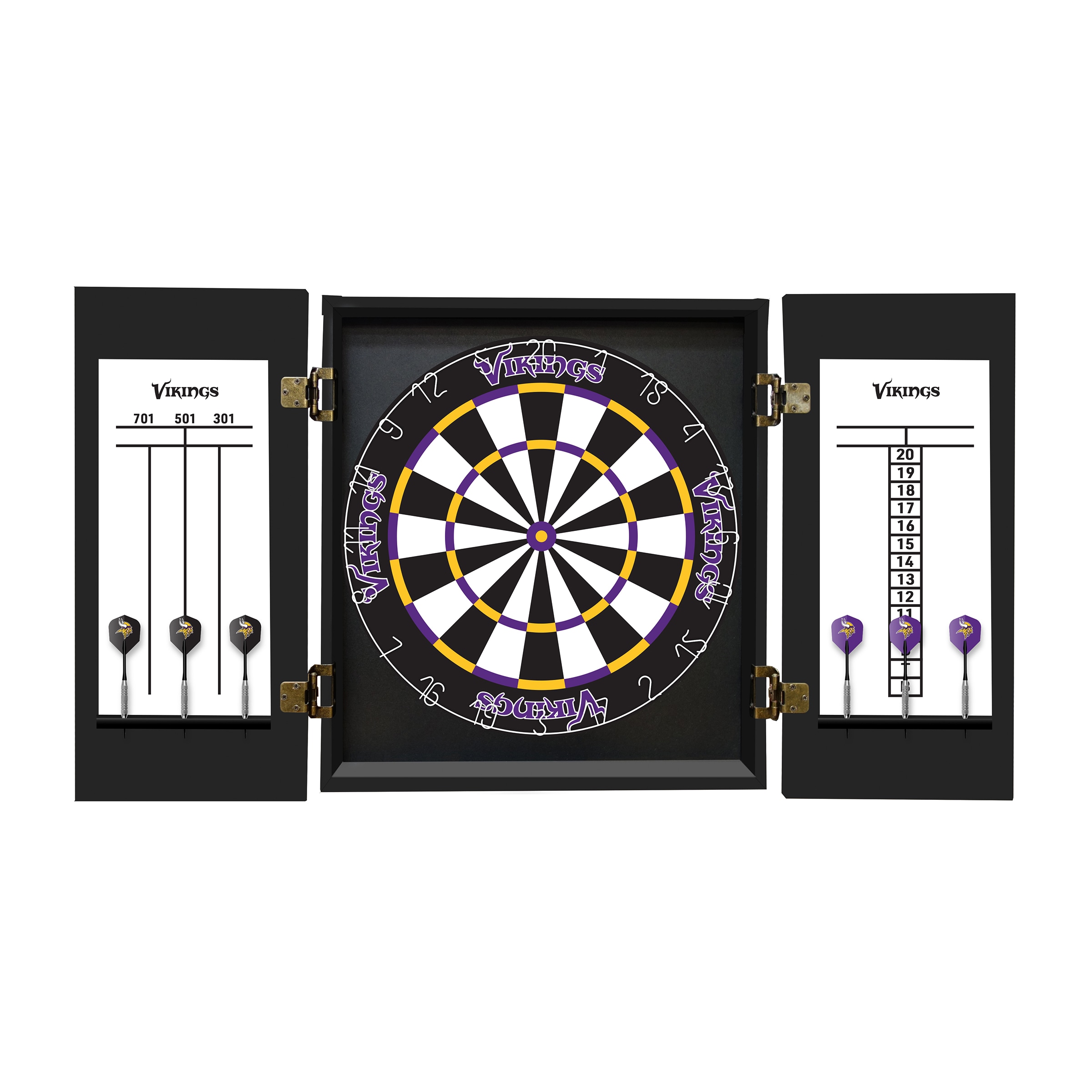 Imperial Minnesota Vikings Fans Choice Dartboard Cabinet
