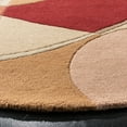 thumbnail image 3 of SAFAVIEH Rodeo Drive Clarissa Abstract Wool Area Rug, Beige/Multi, 4' x 4' Round, 3 of 7