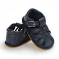 thumbnail image 6 of FRSASU Kids Sandals Toddler and Boys Sandals Printed Soft Sole Cutout Sandals Dark Blue 6M(13), 6 of 9