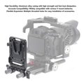 thumbnail image 3 of V Mount Battery Plate Aluminium Alloy Multiple Screw Holes V Lock Battery Plate for Camera, 3 of 4