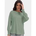 thumbnail image 3 of Womens Tops Long Ruffle Sleeve Shirts for Women Casual Loose Blouses Fashion, 3 of 6