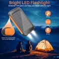 thumbnail image 3 of OWNTECH Portable Solar Charger for iPhone Android, 38800mAh Power Bank with 5 USB Port, 3 of 7