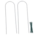 thumbnail image 6 of MLINS 2pcs U-Shaped Plant Trellis with Ties Outdoor Indoor Climbing Flowers Vines Support Garden Plant Climbing Frame for Peony Houseplants, 6 of 6
