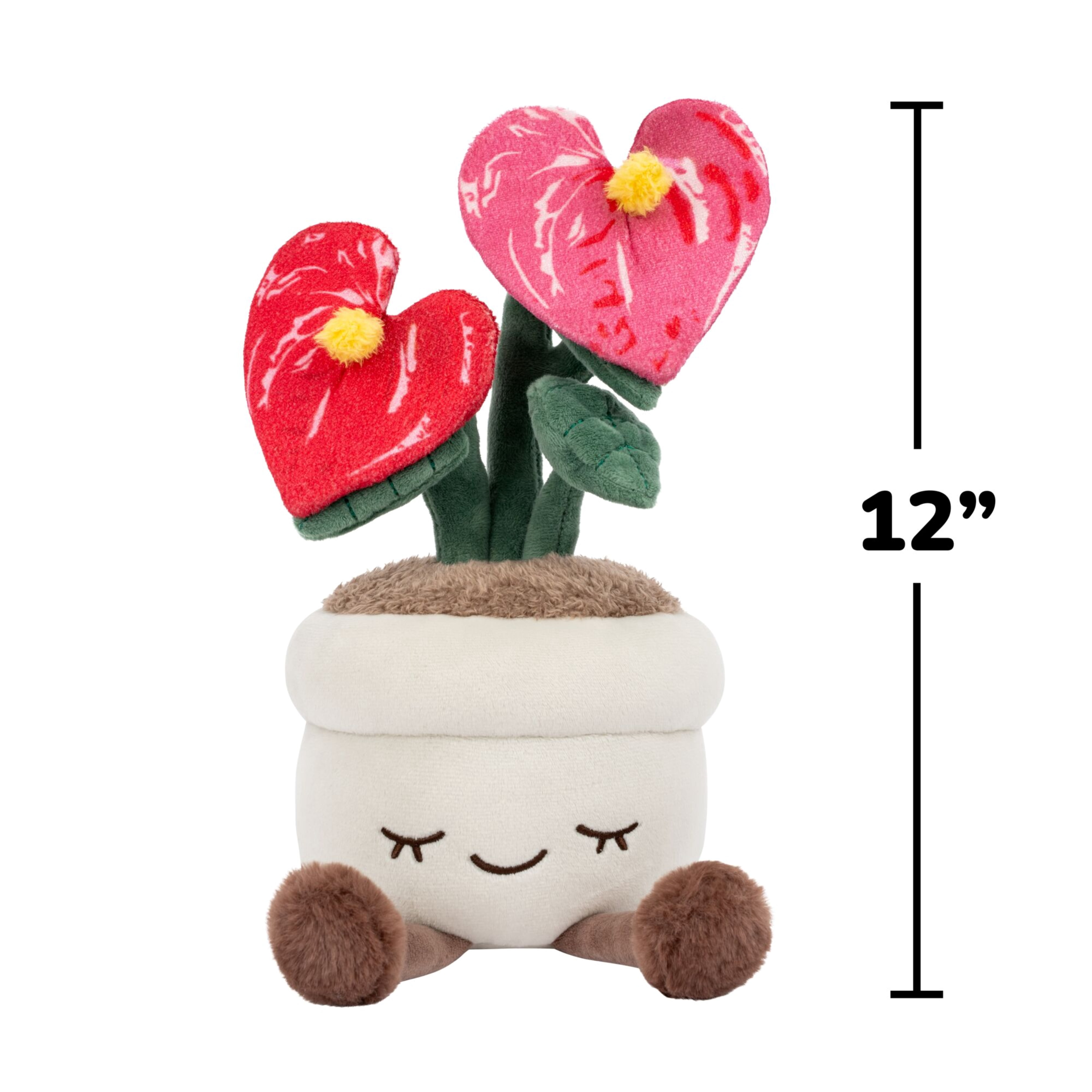 Greenhouse by Russ - 12-inch Flamingo Flower Plush Toy for Kids