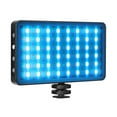 thumbnail image 4 of Led Portable RGB Video Light LED Fill Light Panel 3000K-8500K Dimmable 12 Lighting Effects CRI97+ Built-in Battery with Cold Shoe Adapter for Vlog Live Streaming Video Conference, 4 of 7