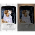 thumbnail image 2 of Caroline's Treasures SS8375CNL Starry Night Australian Shepherd Ceramic Night Light, 6x4x3", multicolor, 2 of 2
