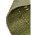 thumbnail image 6 of Rugsotic Carpets Hand Knotted Wool Area Rug 2'6''x10' Green Contemporary Runner Indoor Rug for Living Room, Bedroom Antimicrobial L00520, 6 of 6