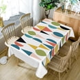 thumbnail image 5 of 60x84inches Mid Century Table Cloth Colorful Geometric Modern 1950s 1960s Abstract Art Fashion Tablecloth Spill Proof Easy Clean Rectangle Table Cover for Kitchen Dining Room Patio Home Decor, 5 of 7