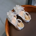 thumbnail image 4 of Toddler Girls Princess Sequins Party Sandals Kids Dress Up Latin Tango Dance Shoes, 4 of 5