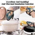 thumbnail image 7 of Pofeuu Forest Lake White Horse Print Thickened Mini Silicone Oven Mitts Heat Resistant, Rubber Oven Mitt Gloves, Finger Pinch Grips, Pot Holder, Silicone Potholder, 7 of 7
