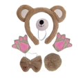 thumbnail image 1 of Bear Costume Set for Kids - Halloween Costume with Ears, Tail, Bowtie & Tutu - Fun Party Cosplay Outfit, 1 of 5