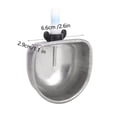 thumbnail image 3 of Drinker Bowl, Stainless Steel, Durable, Easy Installation, Suitable for Various Cages, 10 Sets, 3 of 7