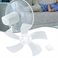 thumbnail image 4 of Aspas de Ventilador de Plástico de 12 Pulgadas, 5 Aspas con Tapa de Tuerca para Ventilador de Pedestal de Pie, Ventilador de Mesa, Accesorios Generales, A, 4 of 5